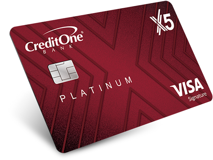 Credit One Bank Platinum X5 Visa Signature